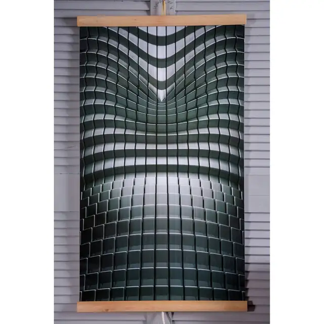 Panou radiant Trio 430W abstract 100x57cm negru