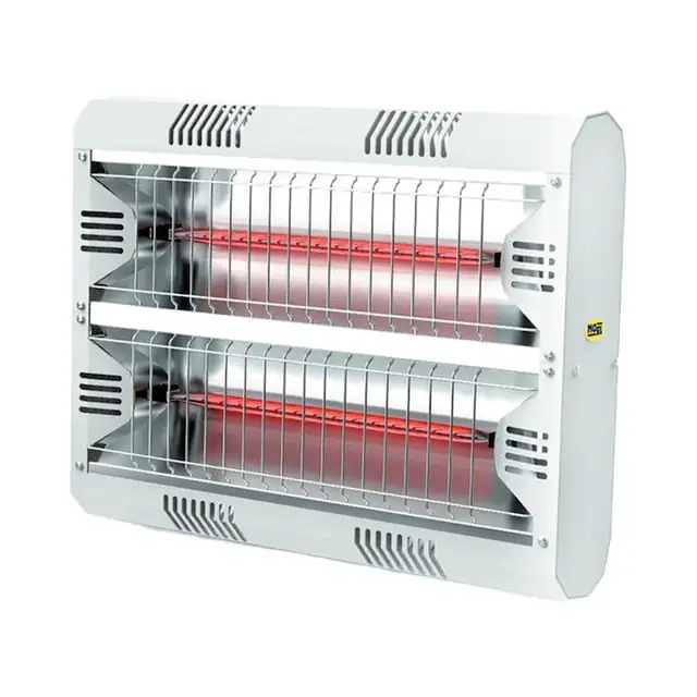 Incalzitor radiant electric pentru terasa MO-EL Hathor Low Glare White IR-A 2 x 2000 W