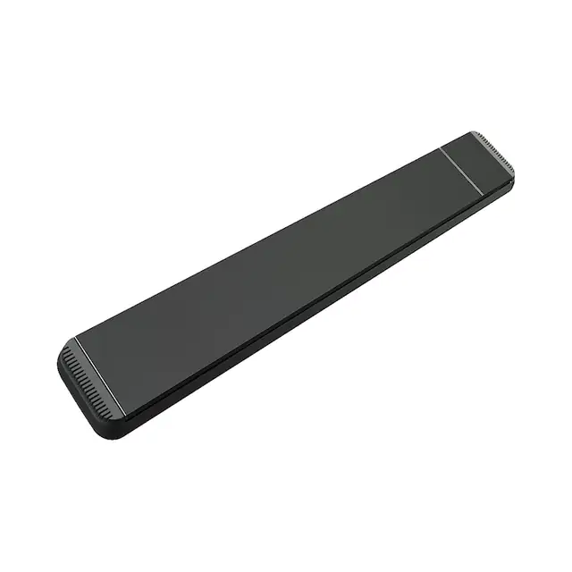 Incalzitor radiant electric pentru terasa MO-EL Hot-Top IR-C 1500 W negru cu regulator si telecomanda