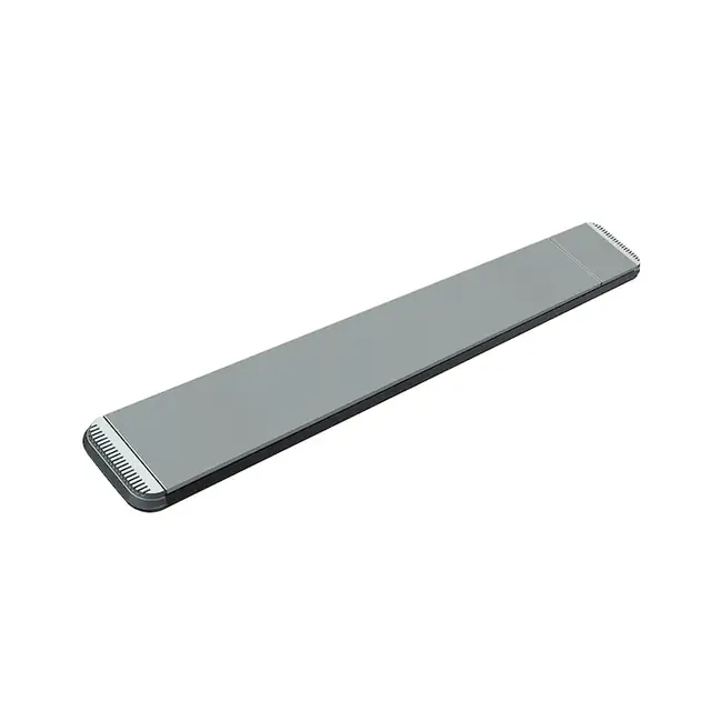 Incalzitor radiant electric pentru terasa MO-EL Hot-Top IR-C 1650 W argintiu cu regulator si telecomanda