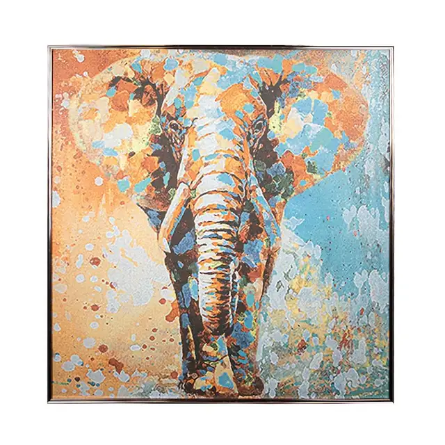 Panou Radiant Ceramic cu Infarosu, Tip Tablou, Telecomanda, WI-FI, Termostat, Model Elephant, 500W, 10MP, ArtHeat Safecare