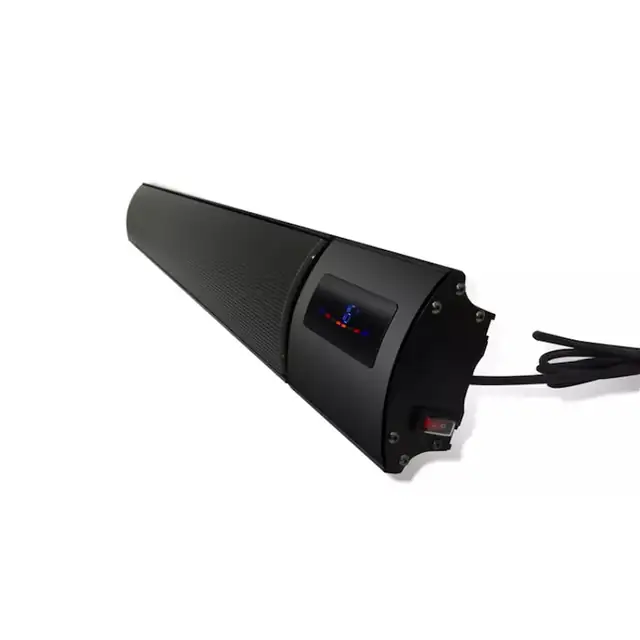 Panou radiant de incalzire cu Infrarosu, 2400W, control WI-FI si telecomanda, Interior-Exterior, display LED, negru