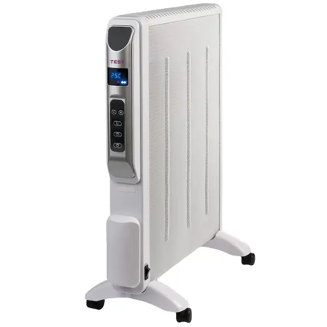 Panou radiant de podea TESY MC 2014, 2000 W, 2 trepte de putere, Termostat reglabil, Display LED, Element incalzire MICA, Telecomanda, Alb