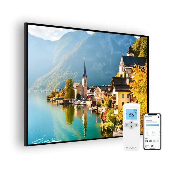 Panou radiant NovoSun ART 1100W - Hallstatt cu Termostat