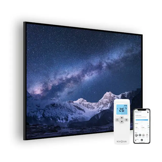 Panou radiant NovoSun ART 1100W - Stars cu Termostat WiFi