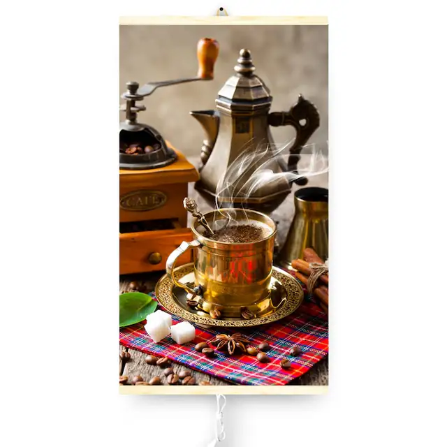 Panou radiant cu infrarosu Warmcoin, modelul Cafea, 420 W, 230V