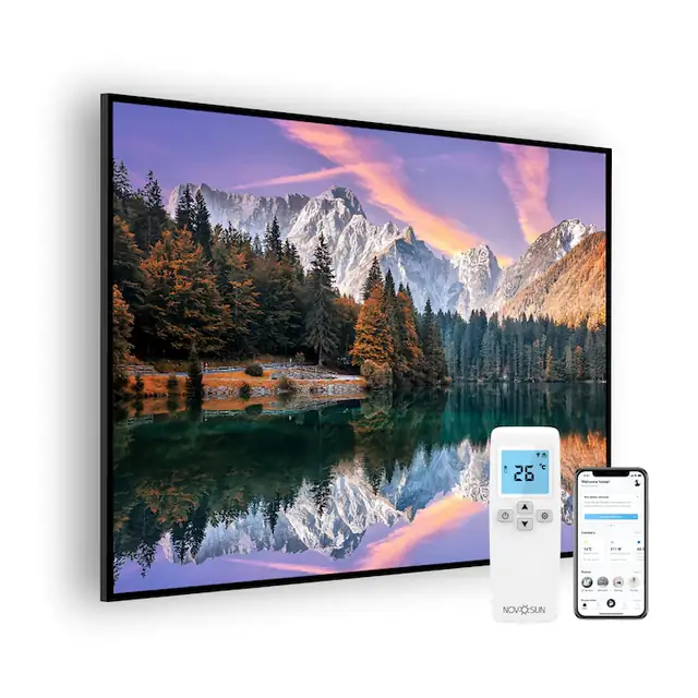 Panou radiant premium NovoSun Art 450W - Mountain cu Termostat WiFi