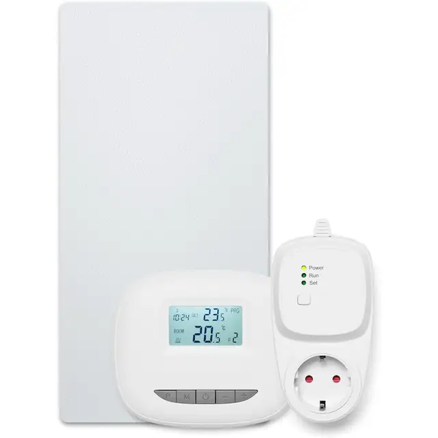 Panou radiant Bosch Heat Infrared HI4000P, 700W, 120 x 60 cm, montaj pe perete, alb