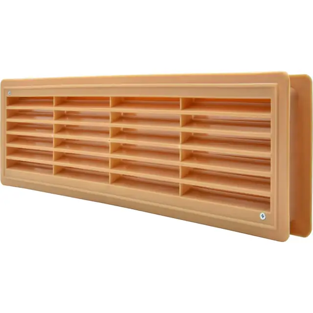 Grilă de ventilație pentru ușă airRoxy, 115x430mm, Bej