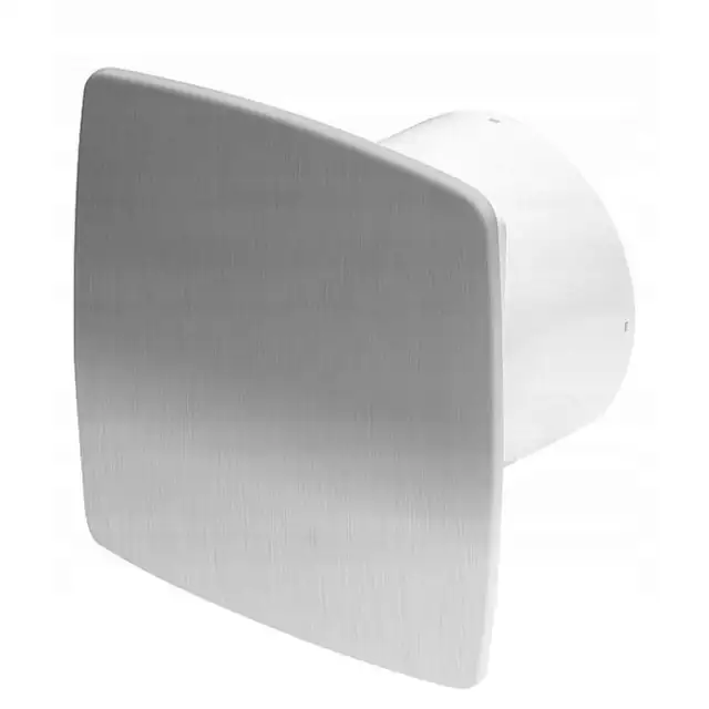 Ventilator de evacuare, 100mm, 14W, 94m3/h, gri, montaj pe perete/teva