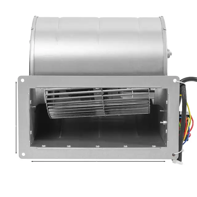 Ventilator centrifugal, capacitate mare de aerisire, functionare silentioasa, argintiu, dimensiuni compacte