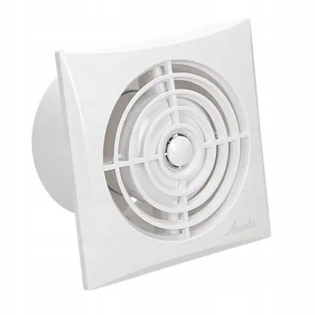 Ventilator de baie Awenta WZ125R, 125mm, alb, cu senzor de miscare si timer