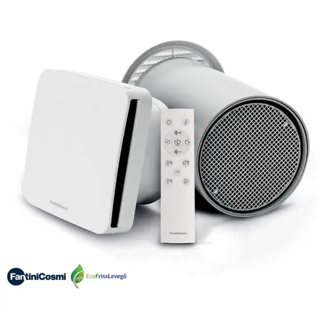 Ventilator de cameră premium EcoComfort Plus cu senzor complet - cu telecomandă IR - 160mm / până la 35m2