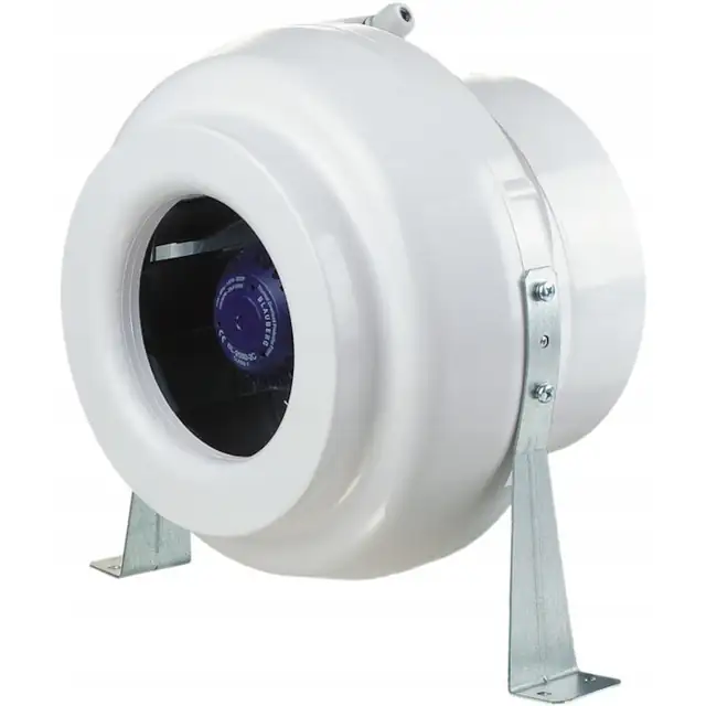 Ventilator centrifugal de conducta Vents VK 250, 1080m3/h, plastic ABS, montaj inclus