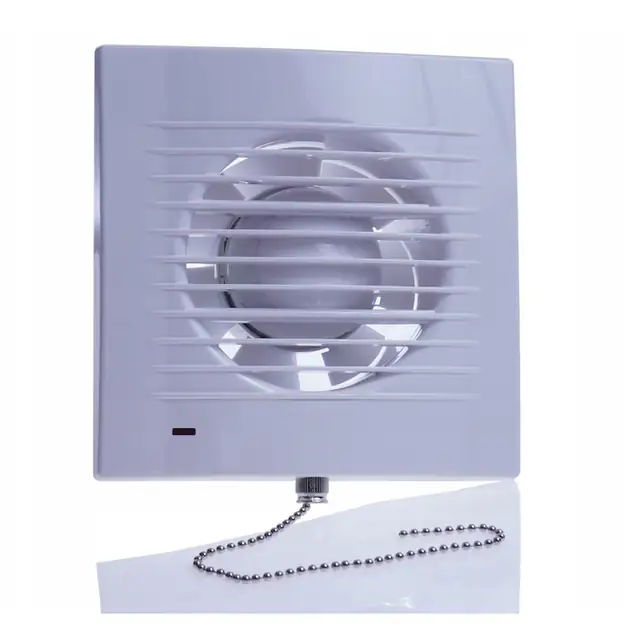 Ventilator Vokker 100mm cu intrerupator tras, design estetic, material ABS, dimensiuni 5,4cm
