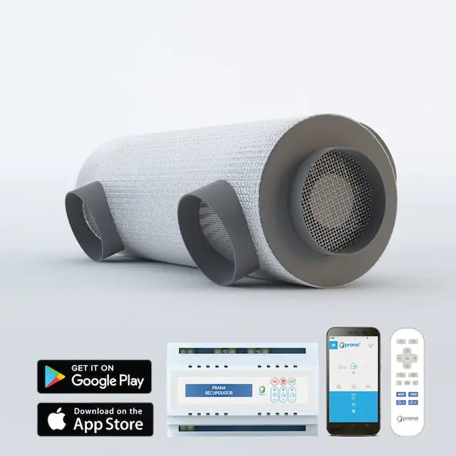 Sistem de Ventilatie cu Recuperare de Caldura PRANA 250