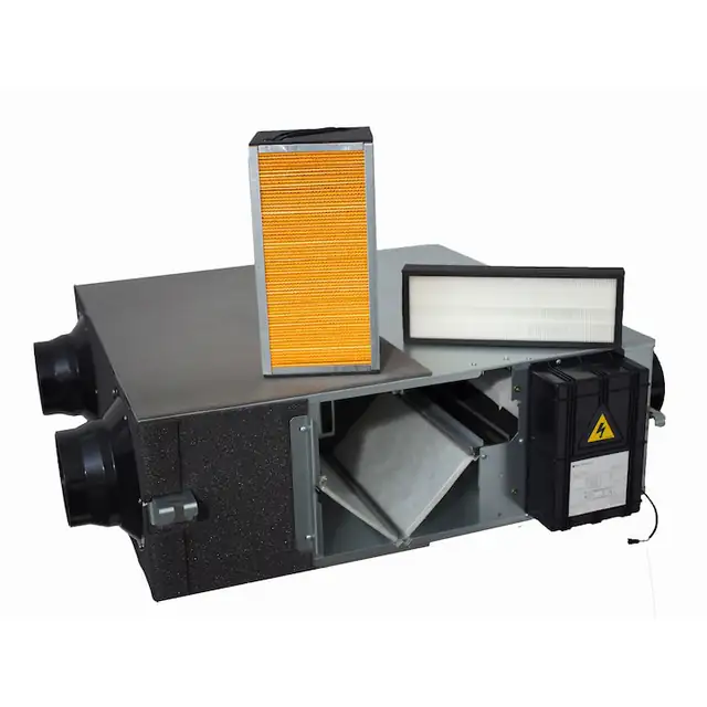 Ventilator recuperare caldura, Fuba, Inox, Argintiu