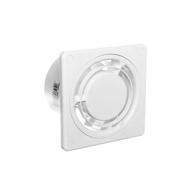 Ventilator de evacuare, Awenta, Plastic, 100 10W, IPX4, Alb