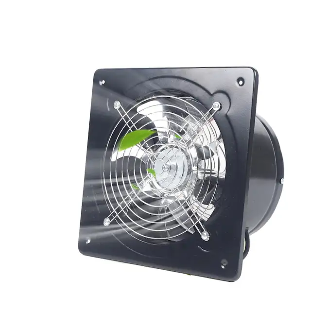 Ventilator de evacuare, 80W, 850m/h, functionare silentioasa, negru, dimensiune 25x25x15cm