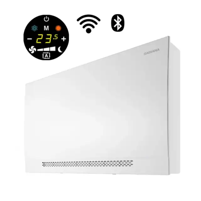 Ventiloconvector SABIANA Whisper 30 slim, montaj mural, pentru incaperi de pana la 26 mp