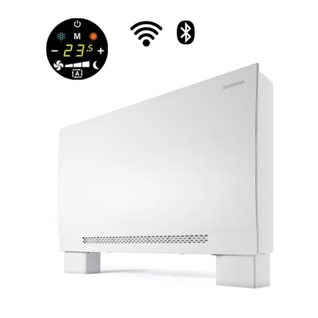 Ventiloconvector SABIANA Whisper 30 slim, montaj pe picioare, pentru incaperi de pana la 26 mp