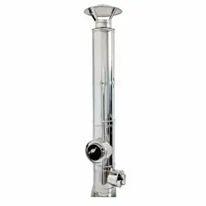 Kit cos de fum din inox izolat, inaltime 5 m, D-200 mm, sol