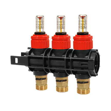 Modul tur triplu cu debitmetru pentru distribuitor modular