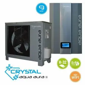 Pompa de caldura aer apa HomeFort Crystal Aqua Aura II 9kW- invertor