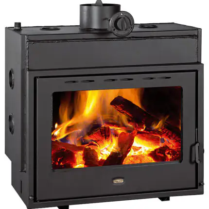 Semineu focar pe lemne incastrabil pentru calorifere PW- 23kW