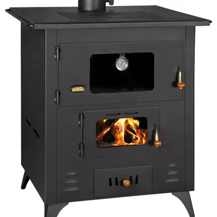Semineu pe lemne cu cuptor si plita de gatit model FR – 14kW