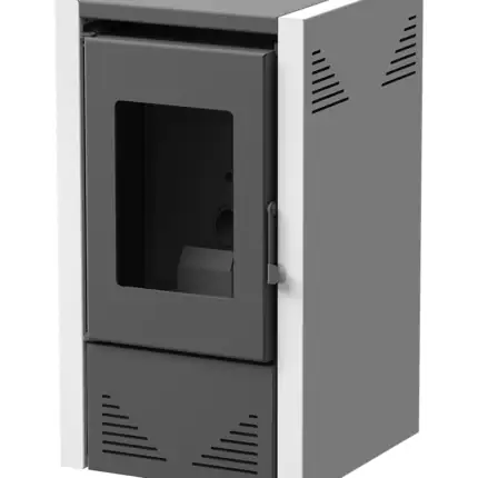 Semineu pe peleti Mareli JADE cu aer cald de 5kW