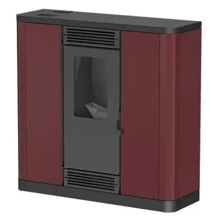 Soba pe peleti Mareli AURORA de 11 kW cu doua ventilatoare