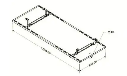Tava de condens pompa de caldura din inox