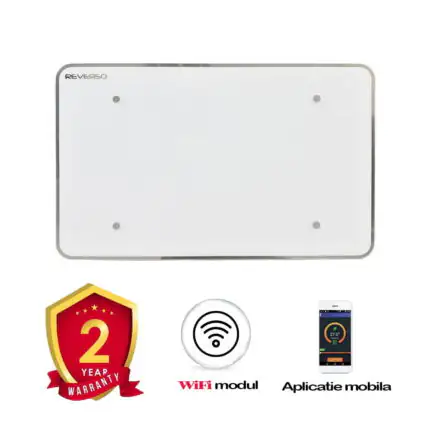 Ventiloconvector REVERSO 3.8kW alb premium ultra slim – WiFi